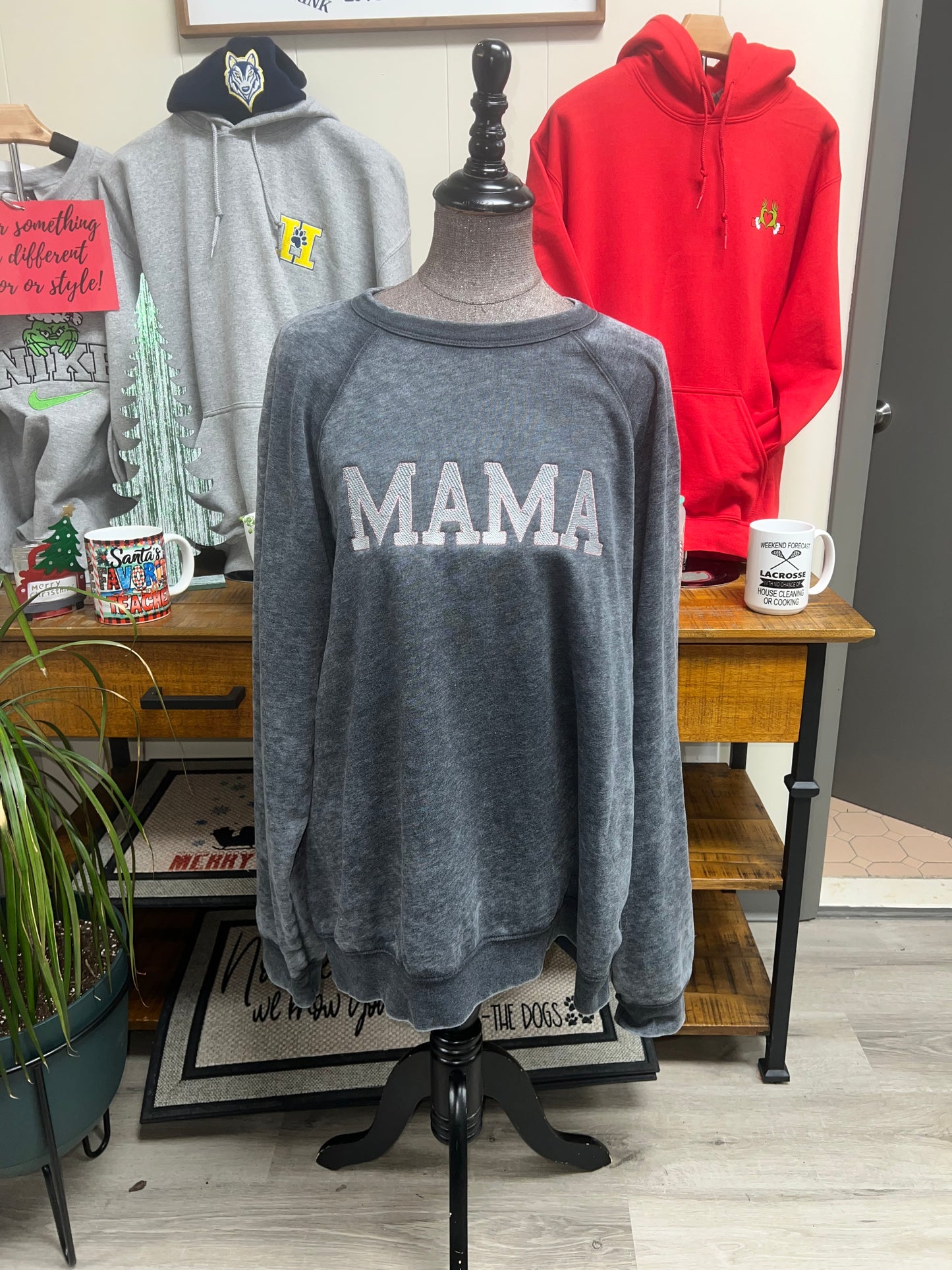 Embroidered Name Sweatshirt