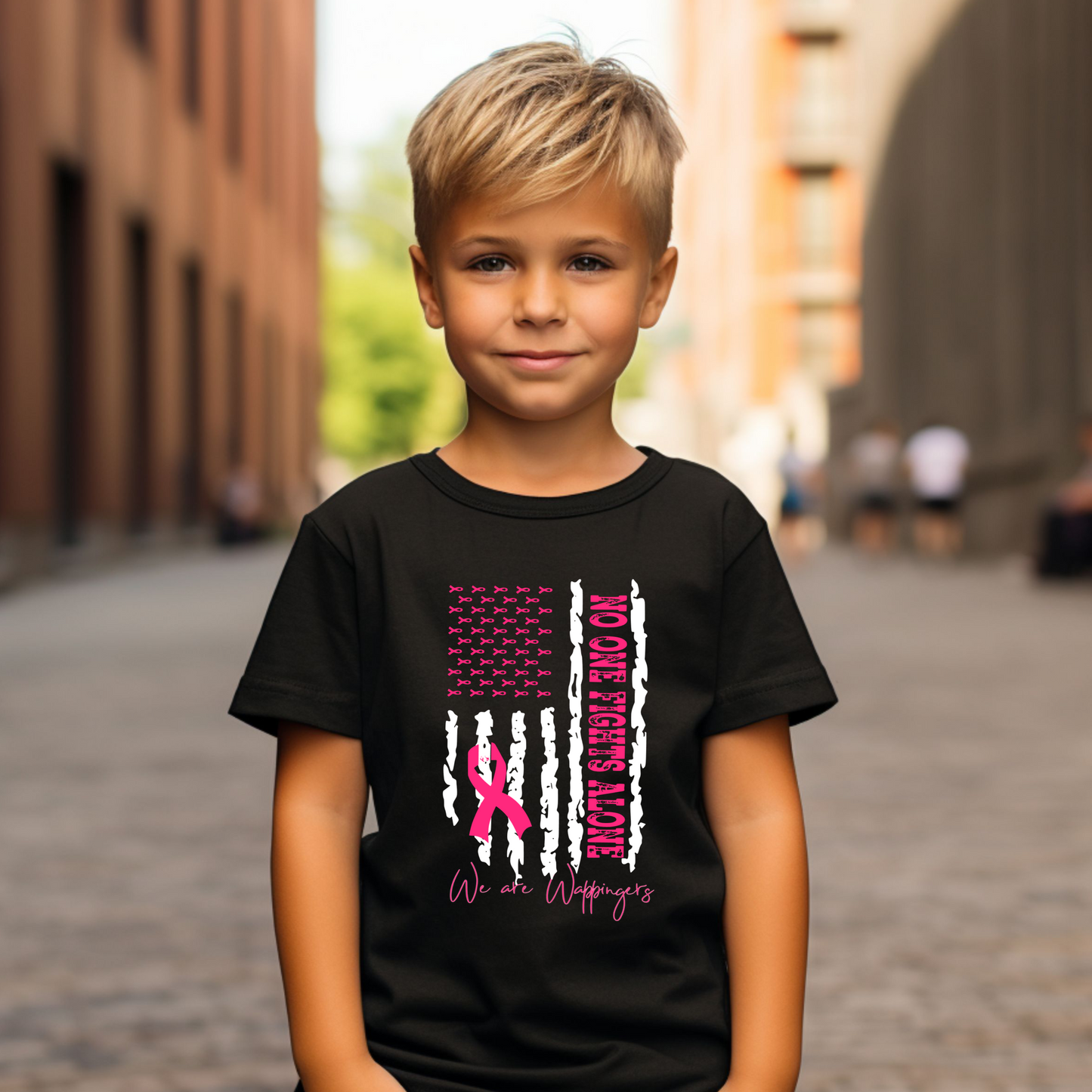 NO ONE FIGHTS ALONE Youth Shirt