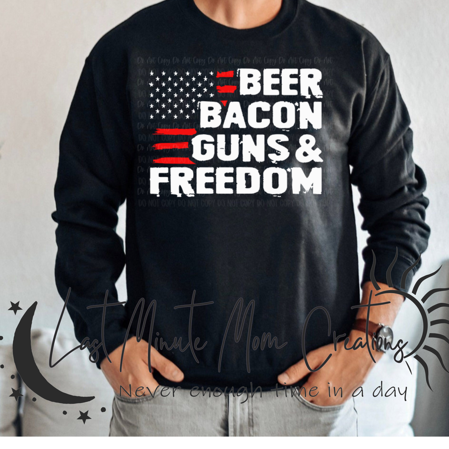 Beer,Bacon,Guns,Freedom T-Shirt