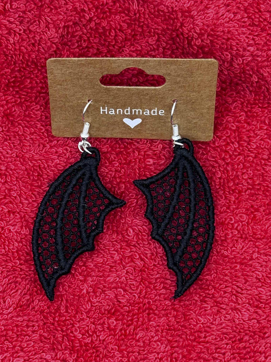 Embroidered Earrings
