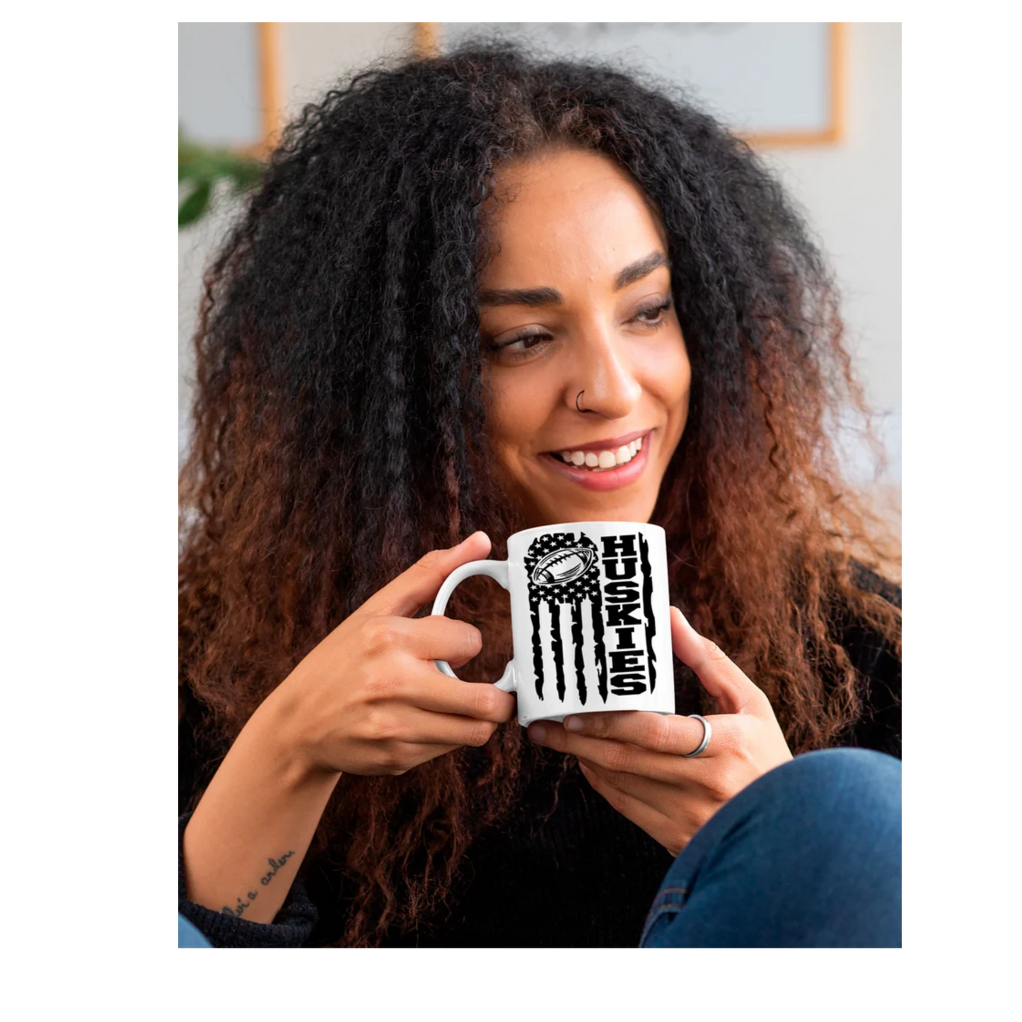 Huskies Football Coffee Mug