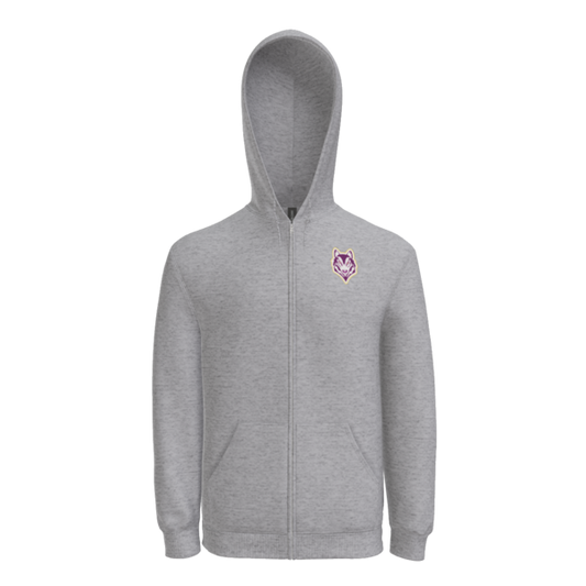 Embroidered Highland Huskies Zip Up