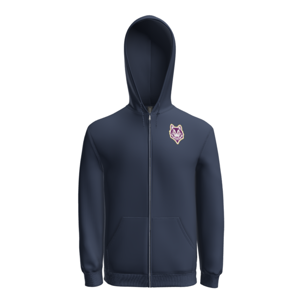 Embroidered Highland Huskies Zip Up