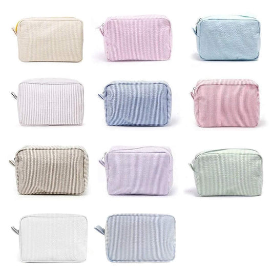 Embroidered make up bags