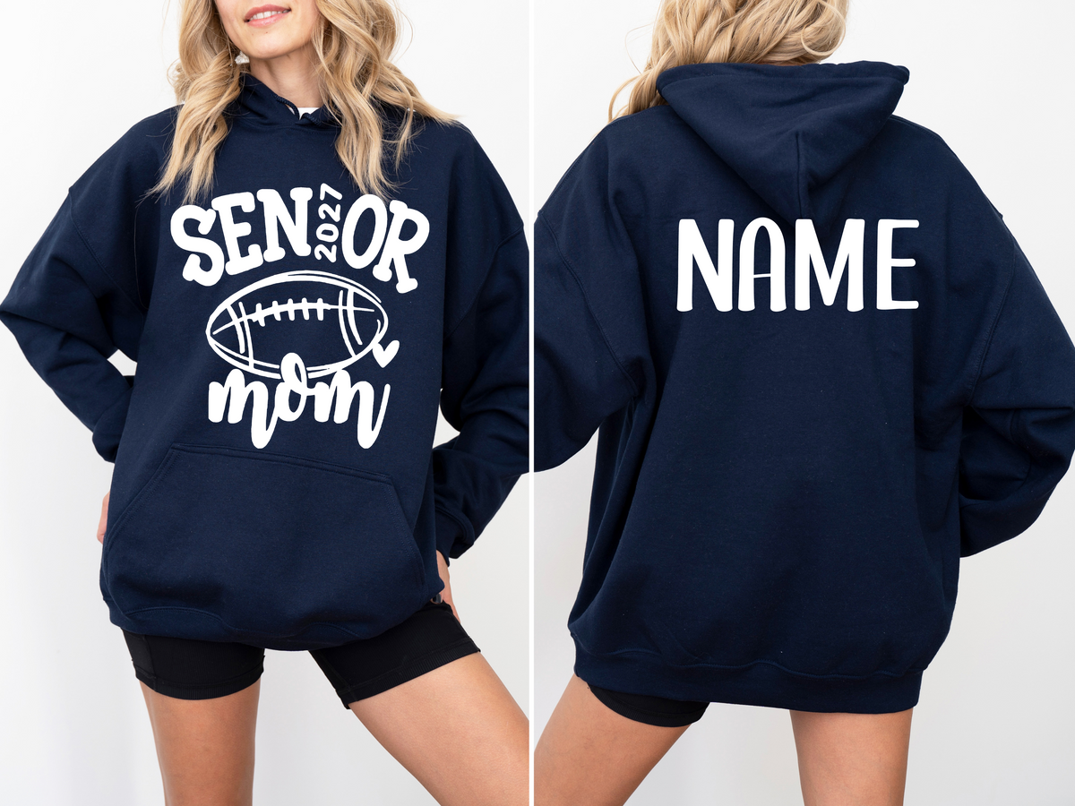 Senior Football Mom Personalized Hoodie