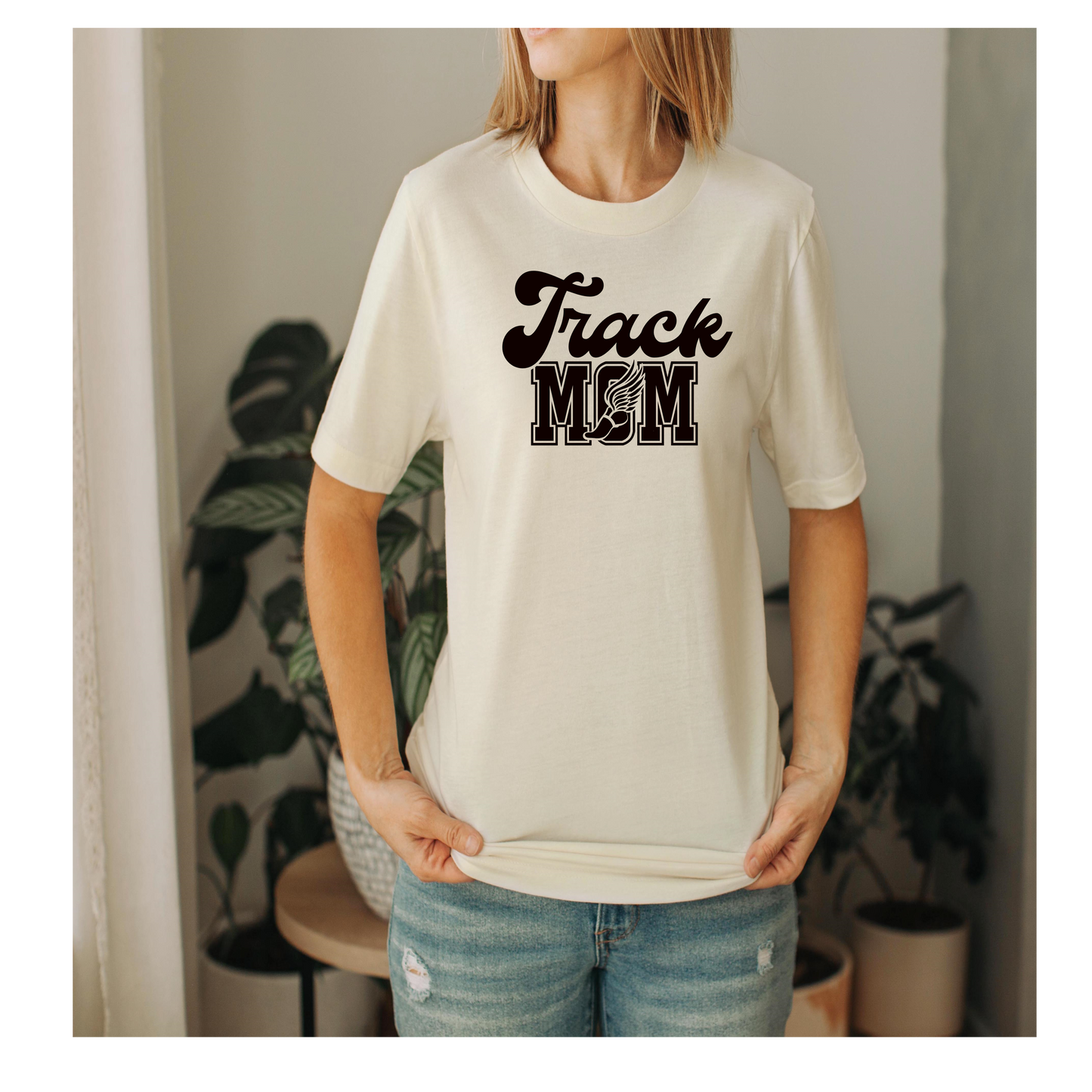 My Heart is full- Track Mom T Shirt