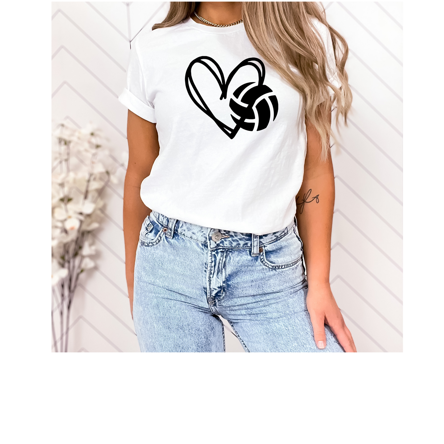 I heart volleyball T Shirt