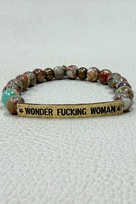New Sassy Bracelets: New Make Shit Happen-Silver