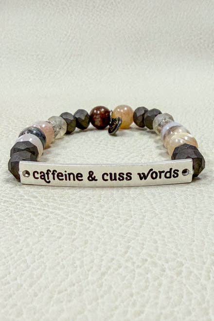 New Sassy Bracelets: New Make Shit Happen-Silver