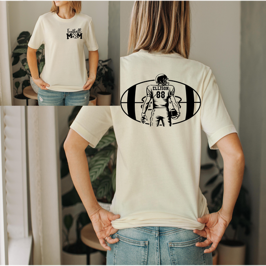 Personalized Football  T shirt