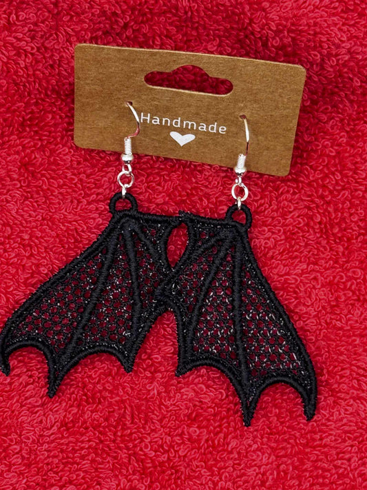 Embroidered Earrings