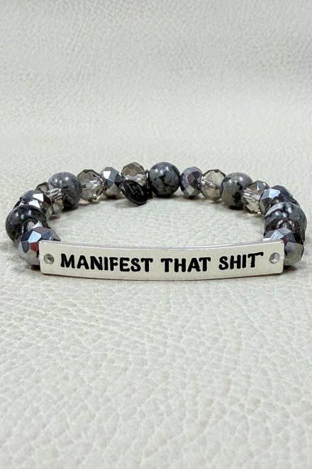 New Sassy Bracelets: New Manifest-Silver