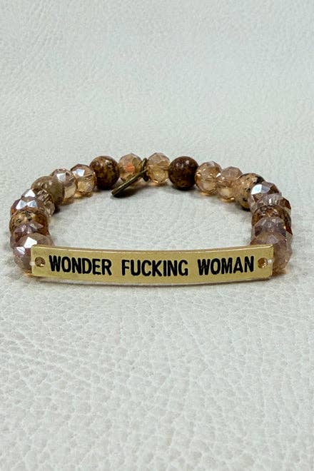 New Sassy Bracelets: New She Believed-Gold