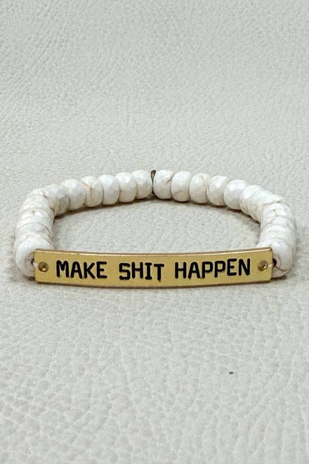 New Sassy Bracelets: New No More-Bronze