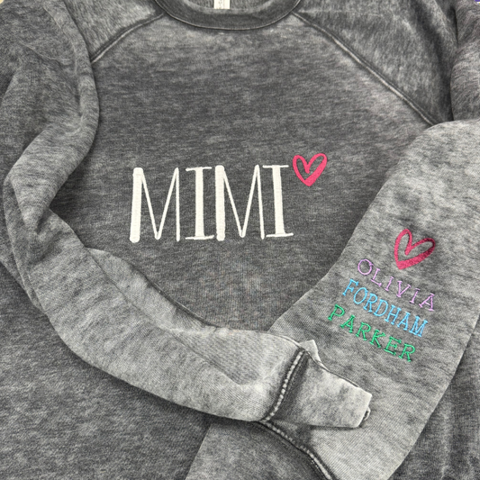 Embroidered  Name Sweatshirt