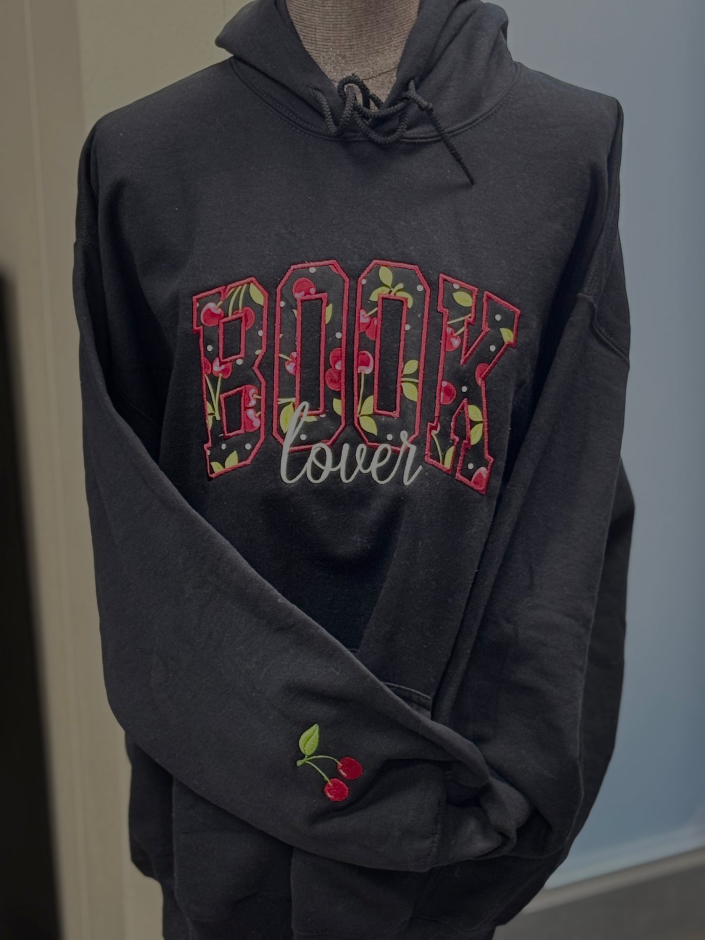Embroidered Book Lover Sweatshirt