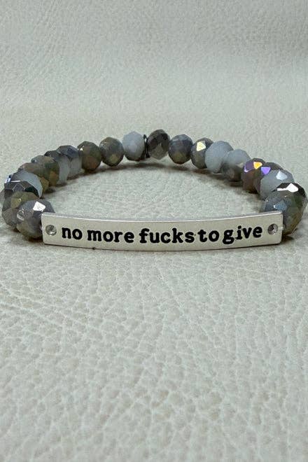 New Sassy Bracelets: New Make Shit Happen-Silver