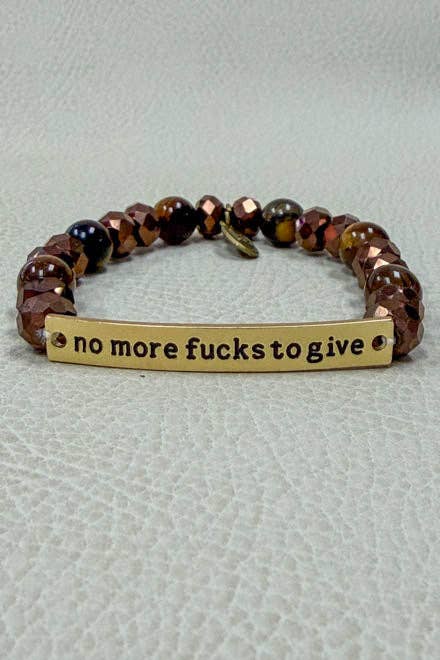 New Sassy Bracelets: New Make Shit Happen-Silver