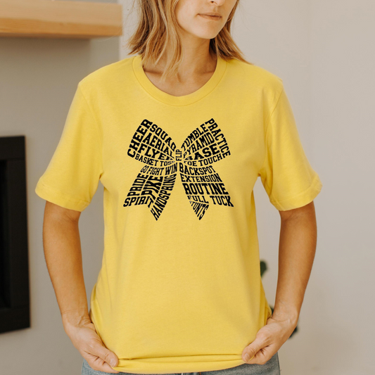 Cheer Bow T shirt