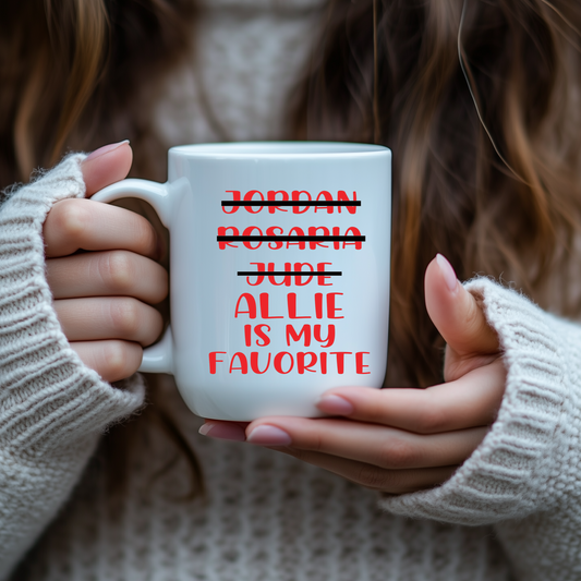Personalized Favorite Mug