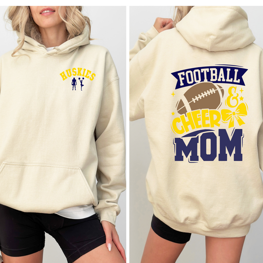 Football and Cheer Mom Personalized