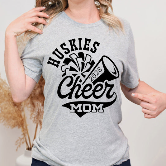 Huskies Cheer Mom T shirt