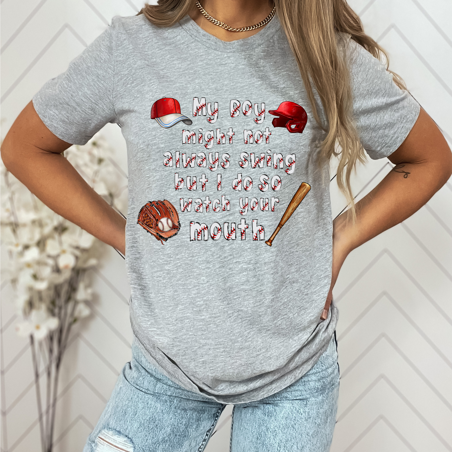 My boy may not hit  T-Shirt