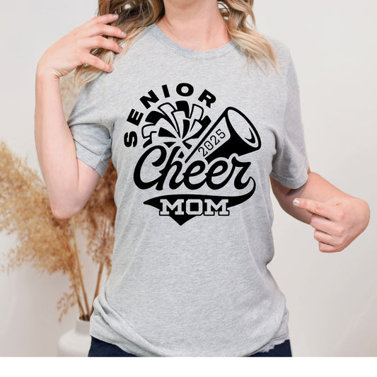 Senior 2025  Cheer Mom T Shirt