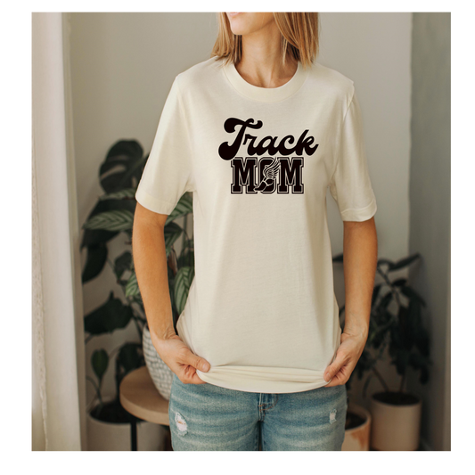 My Heart is full- Track Mom  T Shirt