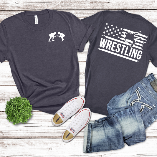 All American Wrestling T shirt