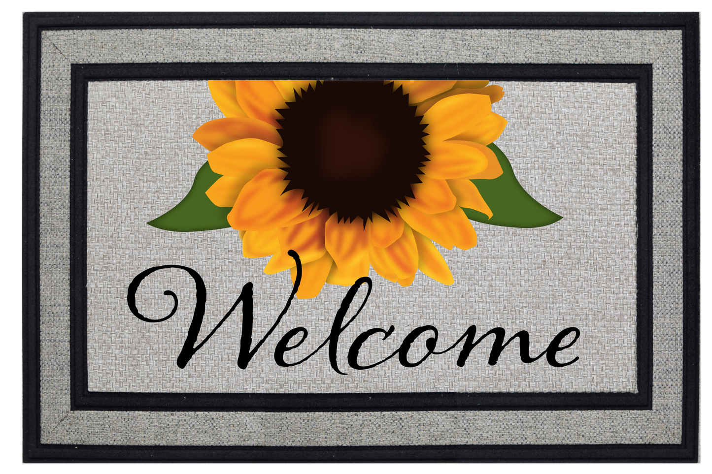 Sunflower Welcome Mat