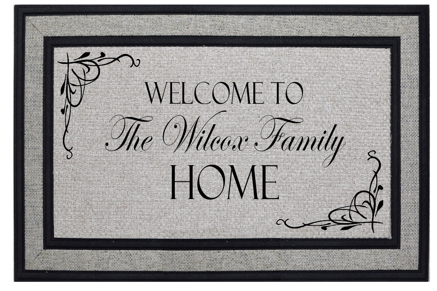 Personalized Welcome to Family Home